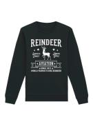 Sweat-shirt 'Weihnachten Reindeer Aviation Retro Sign'