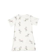 SNURK Jurken Unicorn Classics T-shirt Dress Kids Wit