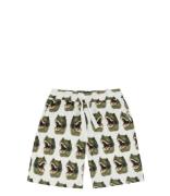 SNURK Nachtmode & Loungewear Dino Classics Shorts Kids Wit