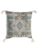 ITEM International Sierkussens Cushion Cotton Blauw