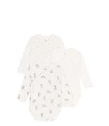 Petit Bateau Babykleding 3 Bodies Naiss ML Roze