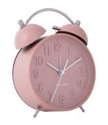 Karlsson Wekkers Alarm clock Iconic matt Roze