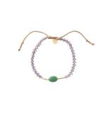 A Beautiful Story Armbanden Emotion Aventurine GC Bracelet Paars