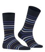 Falke Sokken Tinted Stripe Blauw