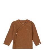 Noppies T-shirts Overlap Long Sleeve Rib Nanyuki Bruin