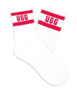 UGG Sokken Dierson Logo Quarter Sock White 1