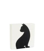 Balvi Koken & Tafelen Napkin Holder Feline Zwart