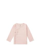 Noppies Babykleding Tee Wrap Rib Nanyuki Long Sleeve Roze