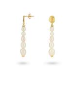 Earring With Uneven Sweetwater Pearls 424104Y