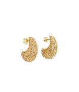 Pave Dome Earring