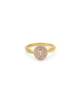 Ring With Colored Stones And Twisted Band 124143Y