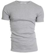Garage Basis t-shirt ronde hals semi bodyfit grijs