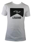 Legend Sports T-shirt legend icon kids/volwassenen wit polyester/katoe...