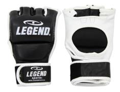 Legend Sports Bokszak / mma handschoenen heren/dames zwart-wit leer