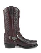 Mayura Boots Westernlaars indian-2471-vacuno burdeos-negro