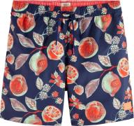 Scotch & Soda Mid length printed swimshort multi fruits aop