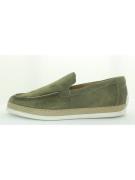 Giorgio 78282 groene suede loafer- instapper met touwzool