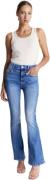 C.O.J. Denim Ultra high waist flare medium blue