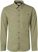 No Excess Shirt stretch allover printed olive