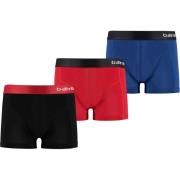 Apollo Bamboe boxershorts jongens 3-pack zwart blauw rood