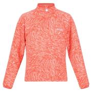 Regatta Childrens/kids highton animal print half zip fleece top