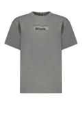 Bellaire  Jongens t-shirt met tripple logo sage