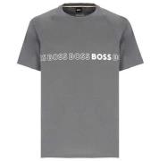 Hugo Boss T-shirt rn slimfit d. grijs