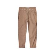 Summum 4s2566-11907 724 tapered pants brisk stretch cotton twill deser...