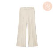 Summum Rome-11580 122 trousers boot cut punto milano ivory (4s2197)