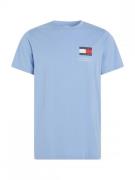 Tommy Hilfiger Dm0dm18263 flag tee c3s moderate blue t-shirt crew neck...