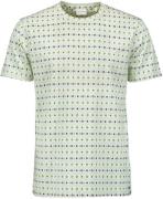 No Excess T-shirt korte mouw ronde hals print allover mint