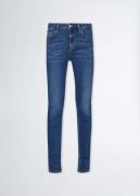 Liu Jo High-rise bottom up skinny jeans dark