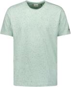 No Excess T-shirt korte mouw ronde hals melange mint