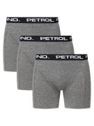 Petrol Industries Boxershort 3-pack m-3020-bxr302 9093 anthracite mele...