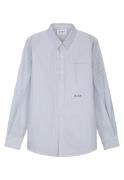 Olaf Hussein Oxford stripe blouses
