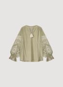 Summum 2s3052-12007 top ivory embroidery