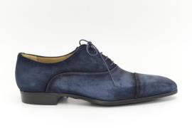 Giorgio 74703 Donker blauw suede veterschoen (20 Blu)