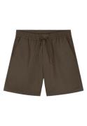 Olaf Hussein Elasticated cotton shorts