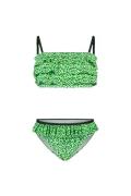 Just Beach Meisjes bikini ruffel tropic leo