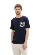 Tom Tailor Structured t-shirt with pocket
