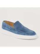 Giorgio 13781 suede loafer blauw met witte zool