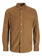 Jack & Jones Jjeclassic cord shirt ls sn camel