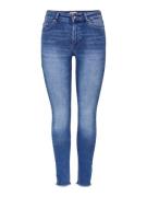 Only Onlblush life midsk ankraw rea12187. . 2004. blue denim