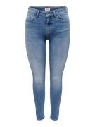 Only Onlblush mid sk ank zip dnm tai848 blue denim