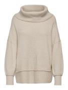 Only Onlhazel ls cowlneck bf knt beige