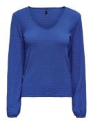 Only Onlmadelina ls v-neck top cc jrs -