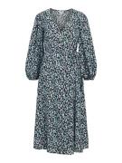 Object Objleonora ls wrap midi dress noos dessin