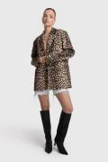 Alix The Label 2407463681 leopard blazer