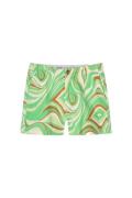 Summum 4s2612-12057 chino short swirl print stretc