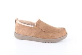 Skechers 210355 tan heren pantoffel (gesloten hiel)